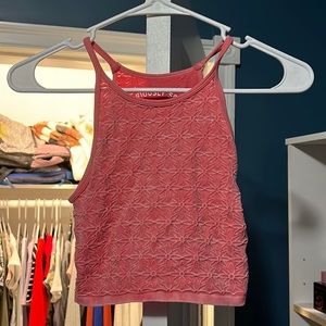 Size small crop top, light pink.